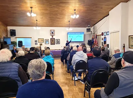 Parkinson's support group members